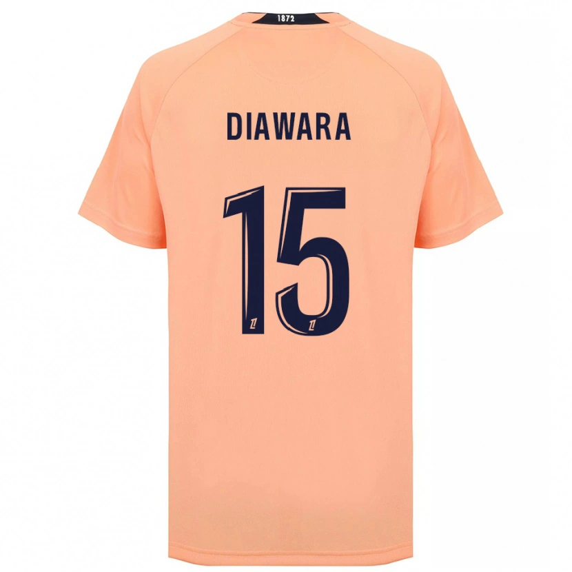 Danxen Criança Camisola Kandet Diawara #15 Laranja Azul Marinho Alternativa 2025/26 Camisa Brasil