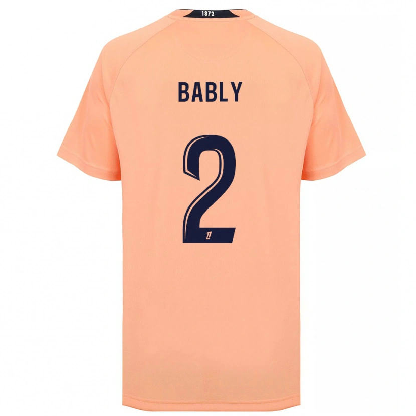 Danxen Criança Camisola Emmanuel Bably #2 Laranja Azul Marinho Alternativa 2025/26 Camisa Brasil