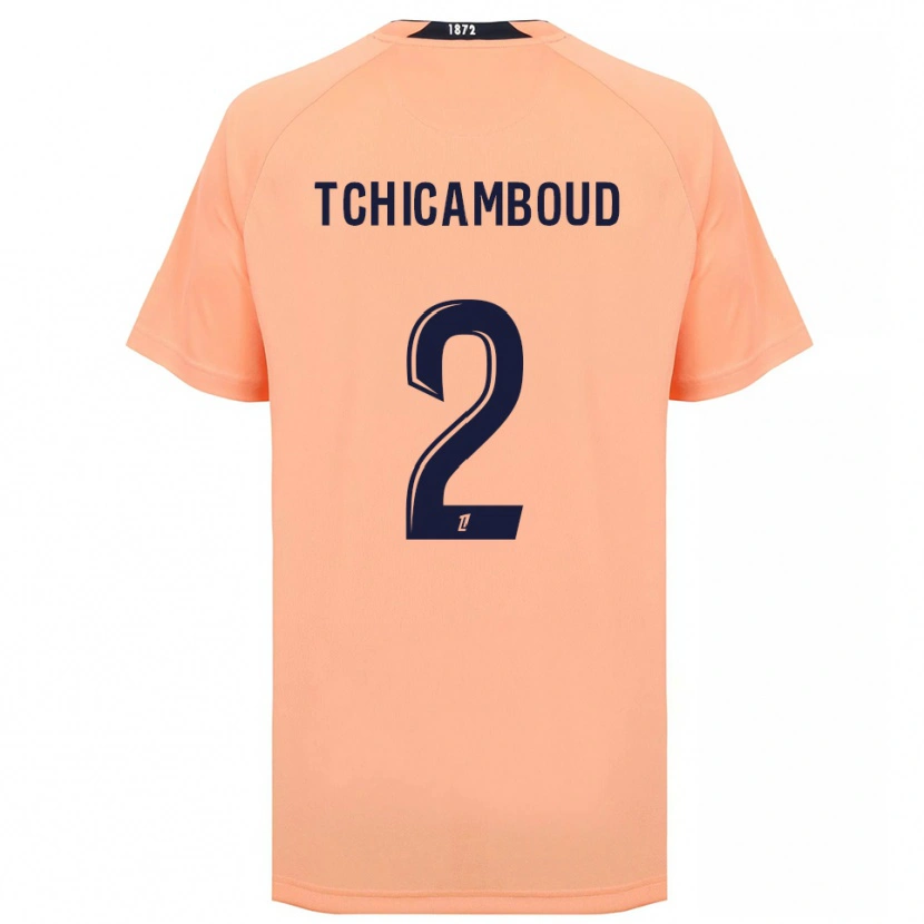 Danxen Criança Camisola Steed Tchicamboud #2 Laranja Azul Marinho Alternativa 2025/26 Camisa Brasil