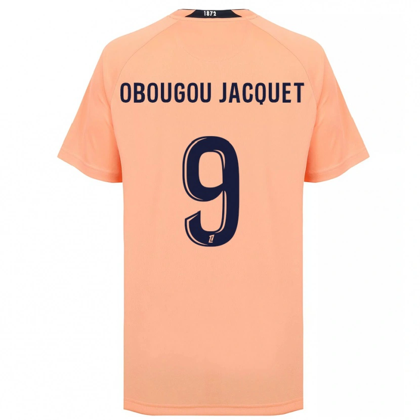 Danxen Criança Camisola Noam Obougou #9 Laranja Azul Marinho Alternativa 2025/26 Camisa Brasil