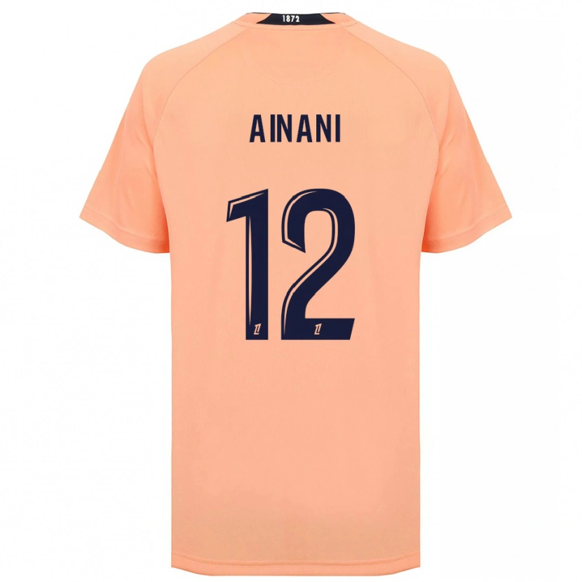 Danxen Criança Camisola Sufyan Ainani #12 Laranja Azul Marinho Alternativa 2025/26 Camisa Brasil