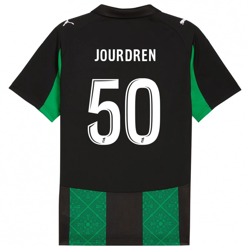 Danxen Criança Camisola Ilan Jourdren #50 Preto Verde Alternativa 2025/26 Camisa Brasil