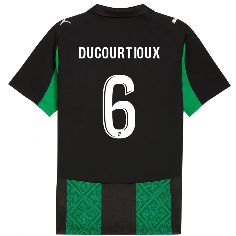 Danxen Criança Camisola Ilan Ducourtioux #6 Preto Verde Alternativa 2025/26 Camisa Brasil