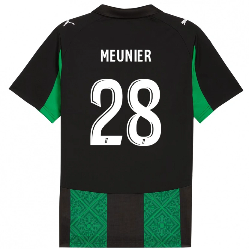 Danxen Criança Camisola Jennifer Meunier #28 Preto Verde Alternativa 2025/26 Camisa Brasil