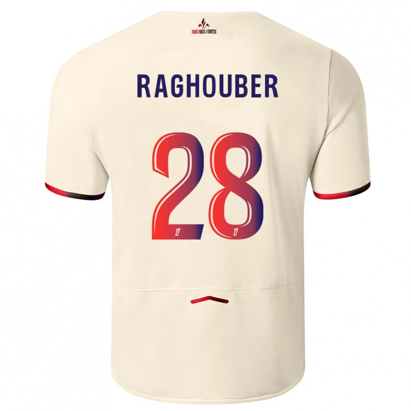 Danxen Criança Camisola Ugo Raghouber #28 Branco Sujo Vermelho Alternativa 2025/26 Camisa Brasil