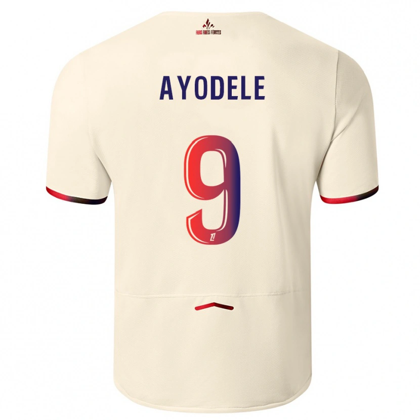 Danxen Criança Camisola Adeshina Ayodele #9 Branco Sujo Vermelho Alternativa 2025/26 Camisa Brasil