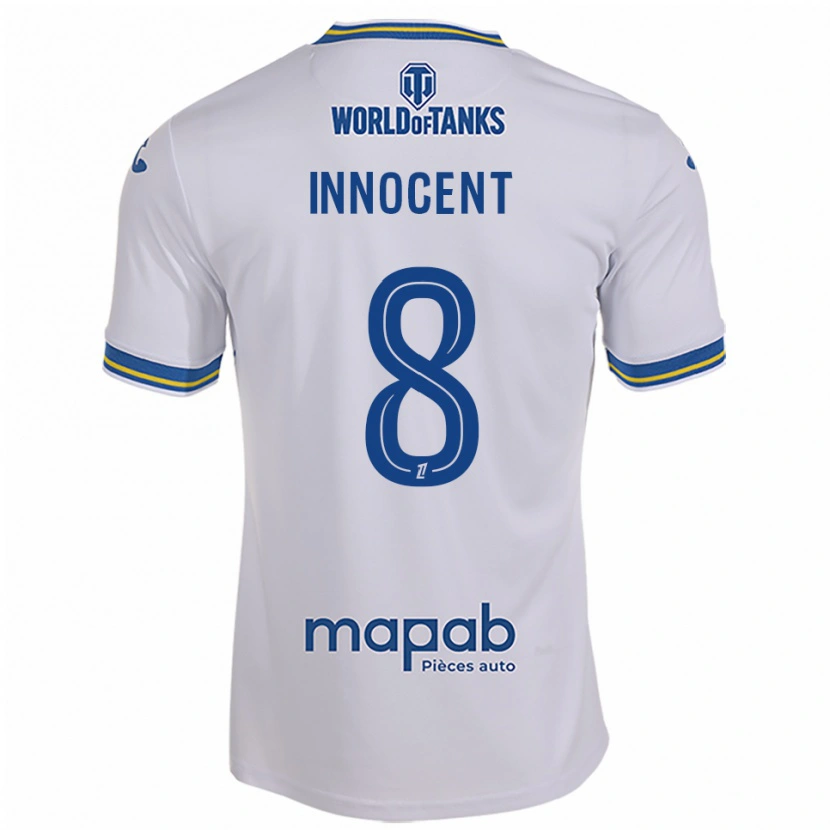 Danxen Criança Camisola Bonke Innocent #8 Branco Azul Celeste Alternativa 2025/26 Camisa Brasil