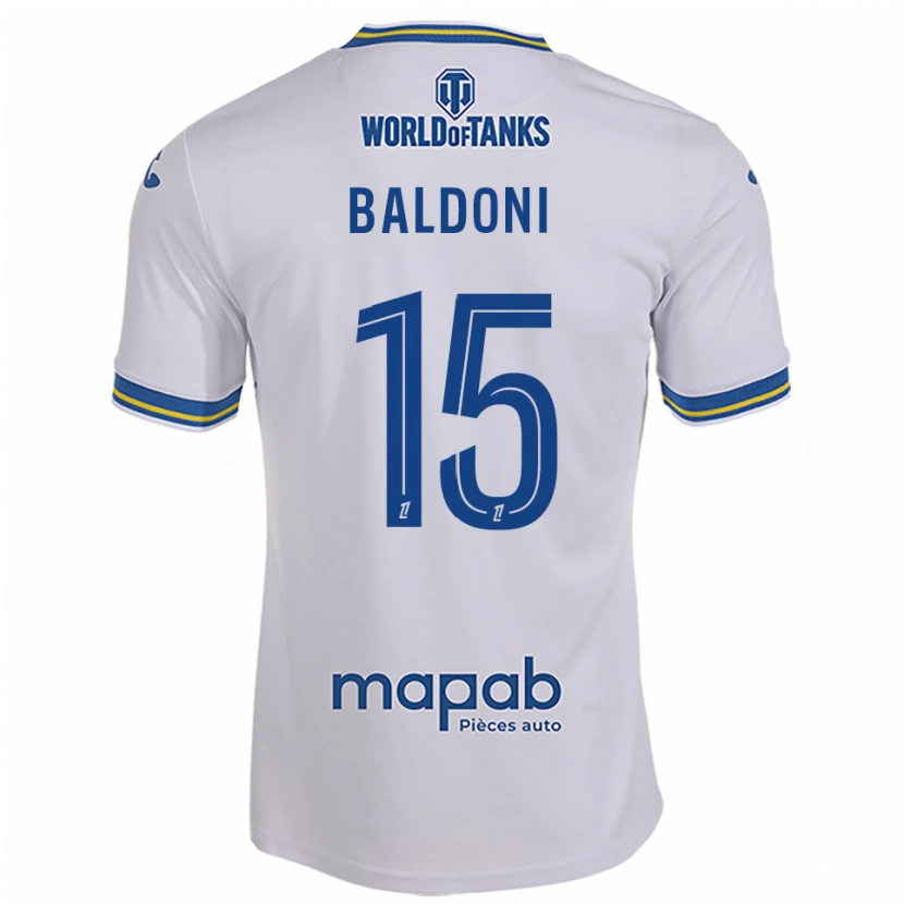 Danxen Criança Camisola Sohan Baldoni #15 Branco Azul Celeste Alternativa 2025/26 Camisa Brasil