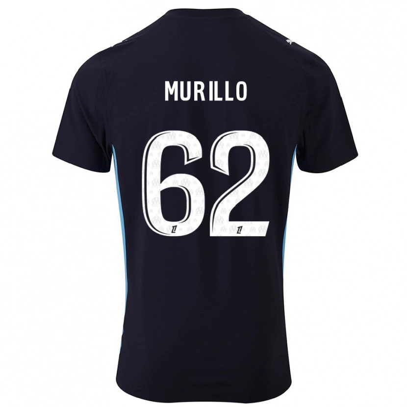 Danxen Criança Camisola Amir Murillo #62 Preto Azul Celeste Alternativa 2025/26 Camisa Brasil