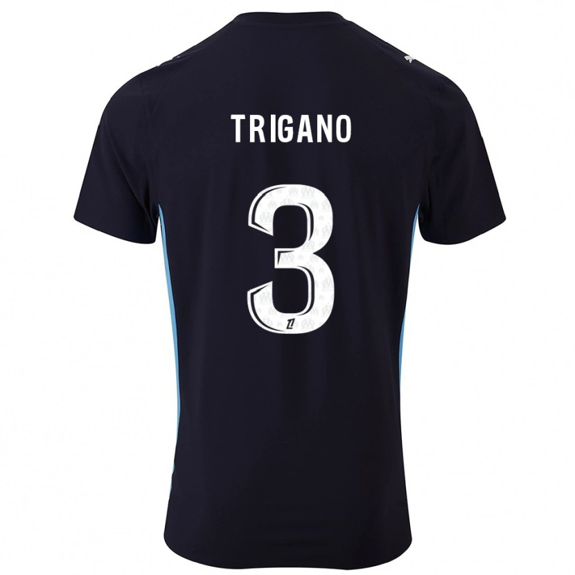 Danxen Criança Camisola Paolo Trigano #3 Preto Azul Celeste Alternativa 2025/26 Camisa Brasil