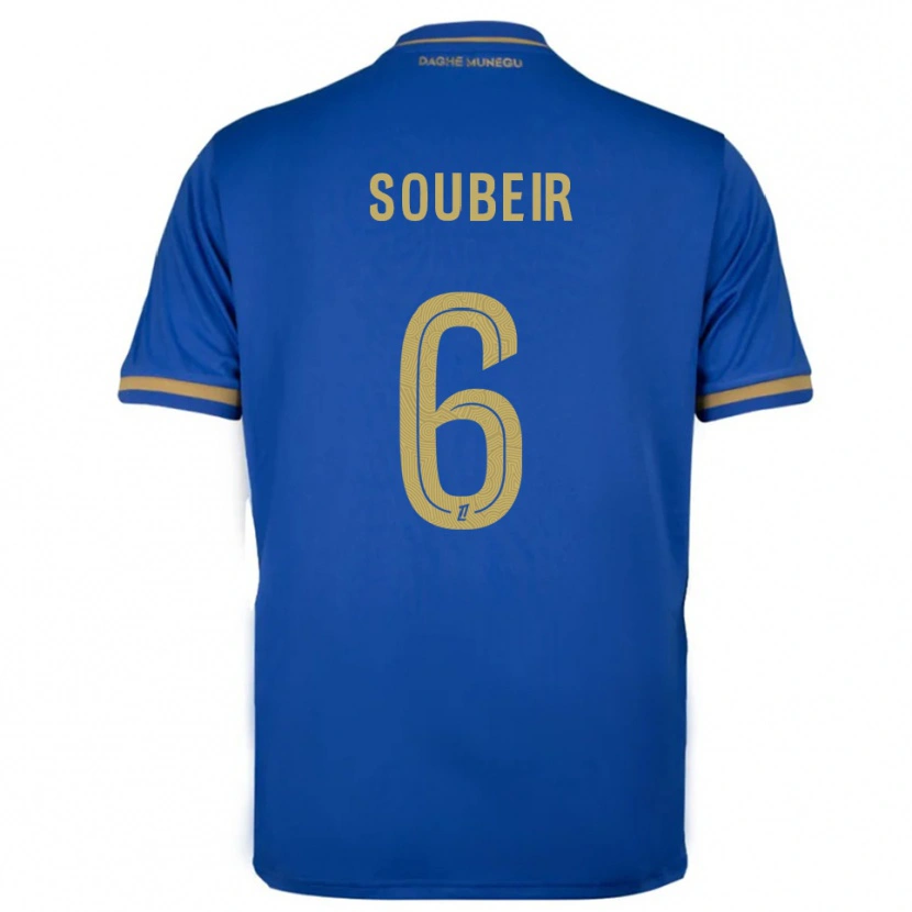 Danxen Criança Camisola Anis Soubeir #6 Azul Dourado Alternativa 2025/26 Camisa Brasil