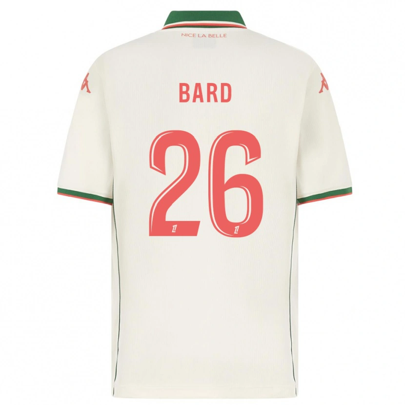 Danxen Criança Camisola Melvin Bard #26 Branco Verde Alternativa 2025/26 Camisa Brasil