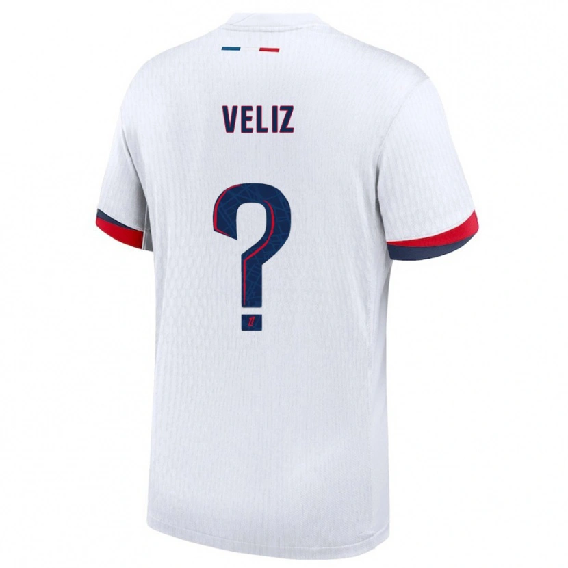 Danxen Criança Camisola Nehemiah Fernandez Veliz #0 Branco Vermelho Alternativa 2025/26 Camisa Brasil