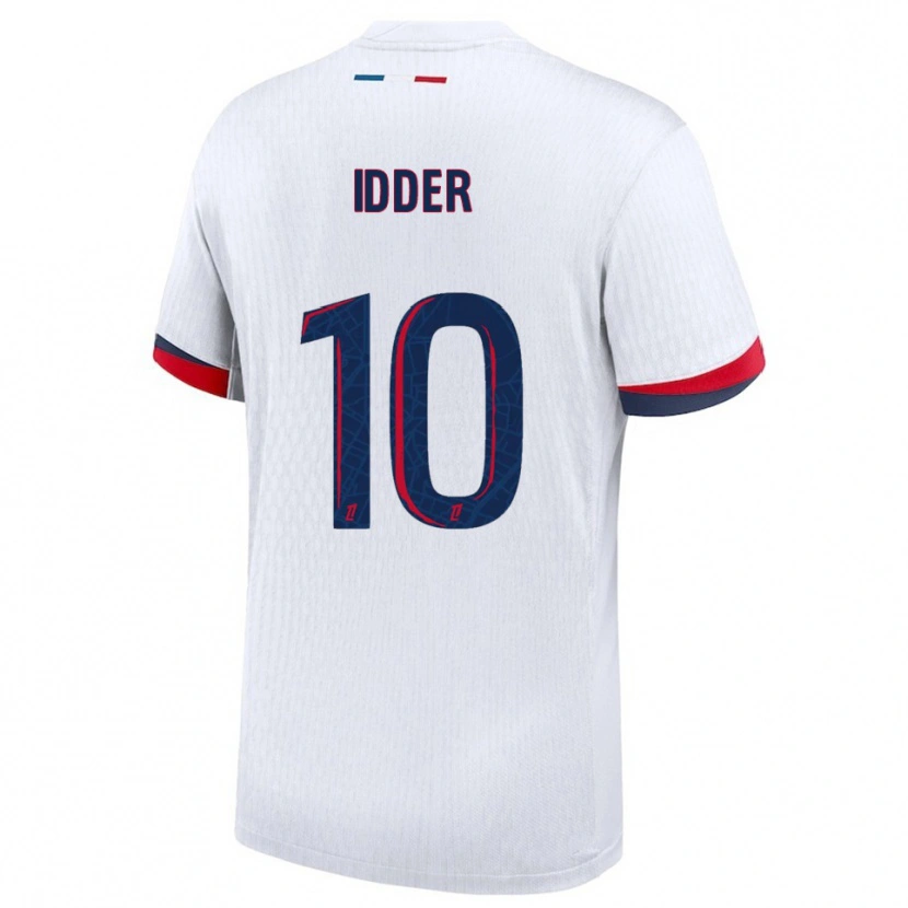 Danxen Criança Camisola Younes Idder #10 Branco Vermelho Alternativa 2025/26 Camisa Brasil