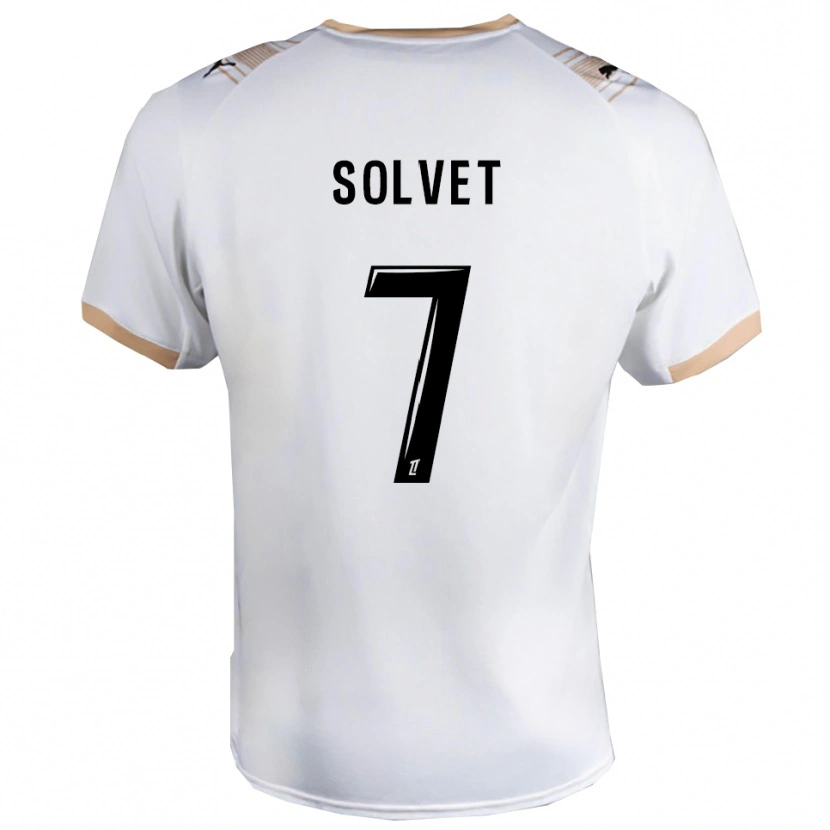 Danxen Criança Camisola Anddrys Solvet #7 Branco Preto Alternativa 2025/26 Camisa Brasil