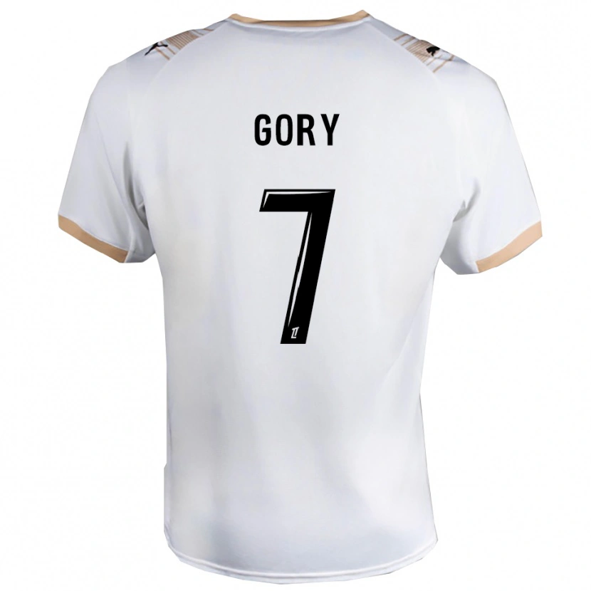 Danxen Criança Camisola Abdoulaye Gory #7 Branco Preto Alternativa 2025/26 Camisa Brasil