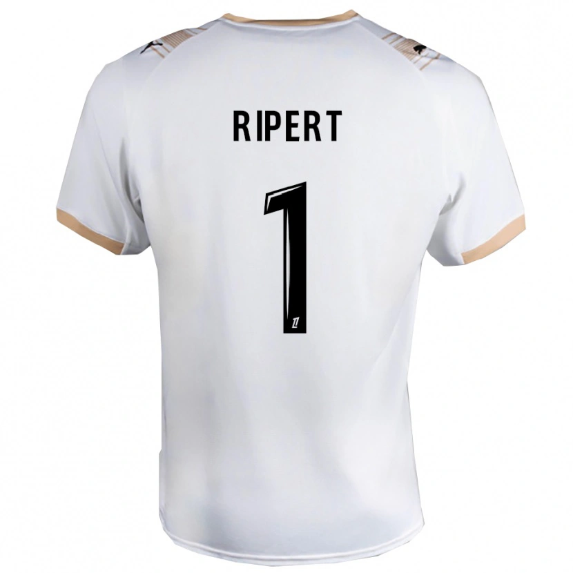 Danxen Criança Camisola Léo Ripert #1 Branco Preto Alternativa 2025/26 Camisa Brasil