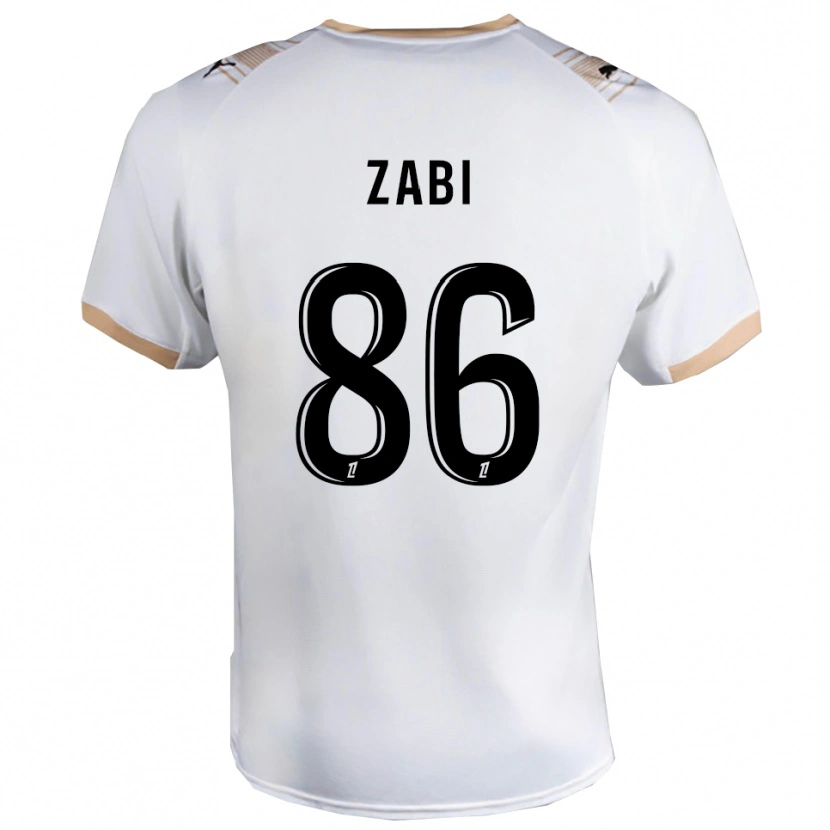 Danxen Criança Camisola Zabi #86 Branco Preto Alternativa 2025/26 Camisa Brasil