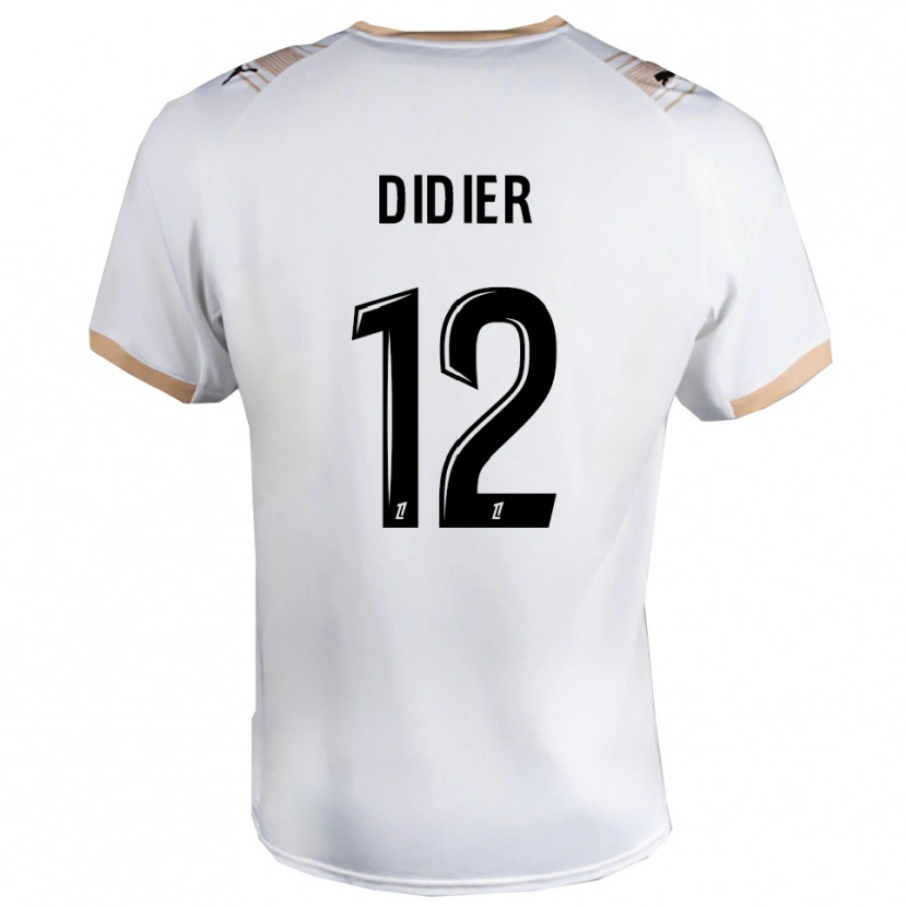 Danxen Criança Camisola Haïlé Didier #12 Branco Preto Alternativa 2025/26 Camisa Brasil