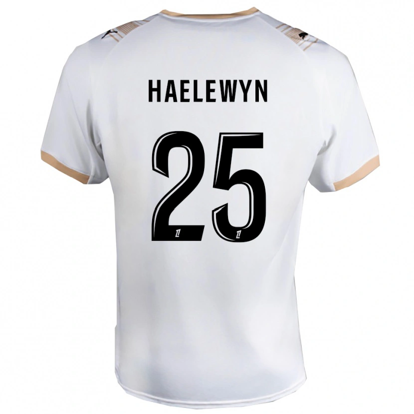 Danxen Criança Camisola Marion Haelewyn #25 Branco Preto Alternativa 2025/26 Camisa Brasil