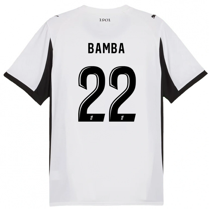 Danxen Criança Camisola Rayan Bamba #22 Branco Preto Alternativa 2025/26 Camisa Brasil