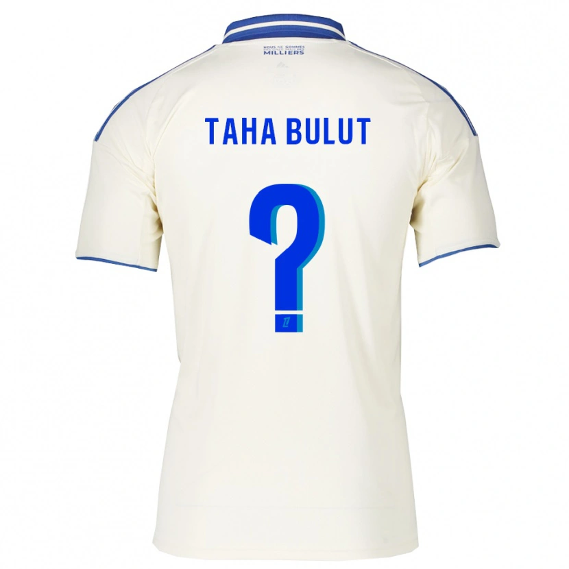 Danxen Criança Camisola Yunus Taha Bulut #0 Champagne Azul Alternativa 2025/26 Camisa Brasil