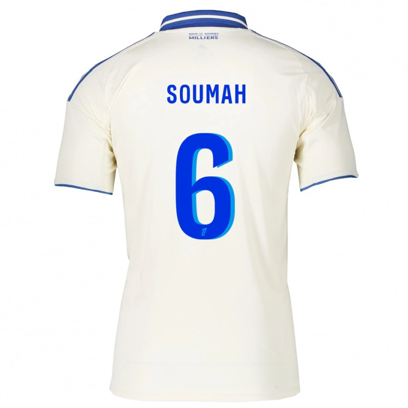 Danxen Criança Camisola Mohamed Soumah #6 Champagne Azul Alternativa 2025/26 Camisa Brasil