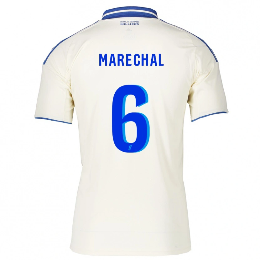 Danxen Criança Camisola Max Maréchal #6 Champagne Azul Alternativa 2025/26 Camisa Brasil