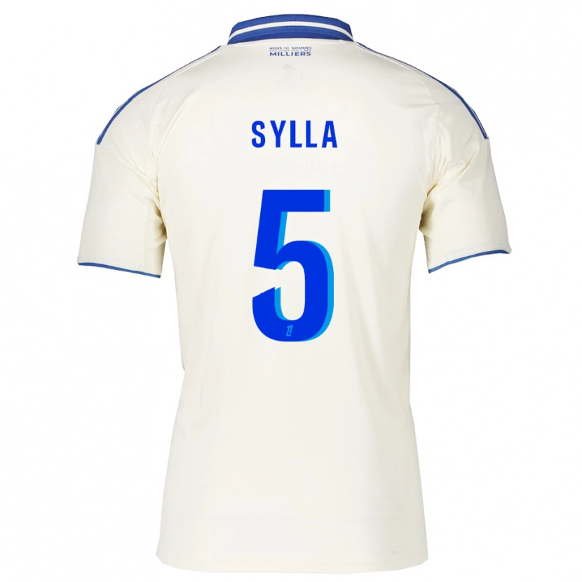 Danxen Criança Camisola Abakar Sylla #5 Champagne Azul Alternativa 2025/26 Camisa Brasil