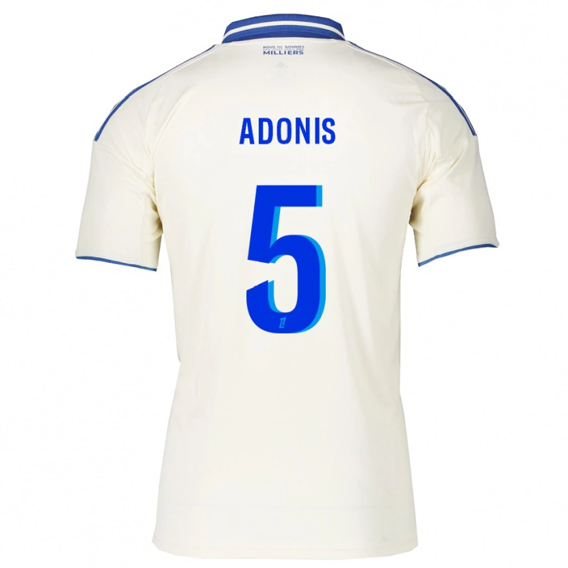 Danxen Criança Camisola Erwan Adonis #5 Champagne Azul Alternativa 2025/26 Camisa Brasil