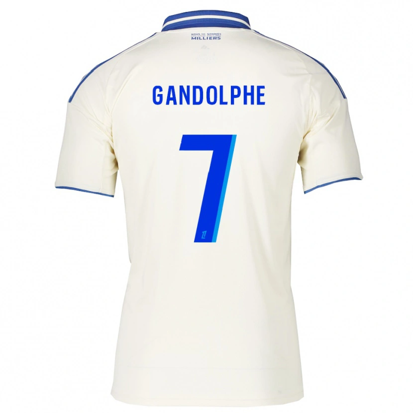Danxen Criança Camisola Adrien Gandolphe #7 Champagne Azul Alternativa 2025/26 Camisa Brasil