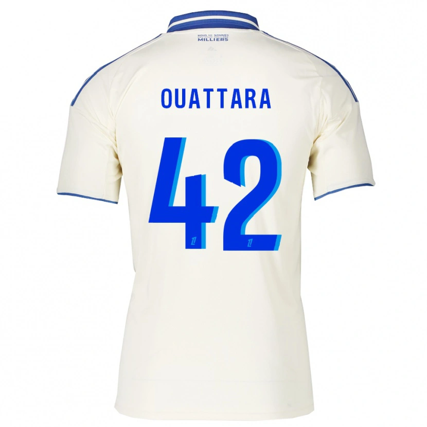 Danxen Criança Camisola Abdoul Ouattara #42 Champagne Azul Alternativa 2025/26 Camisa Brasil