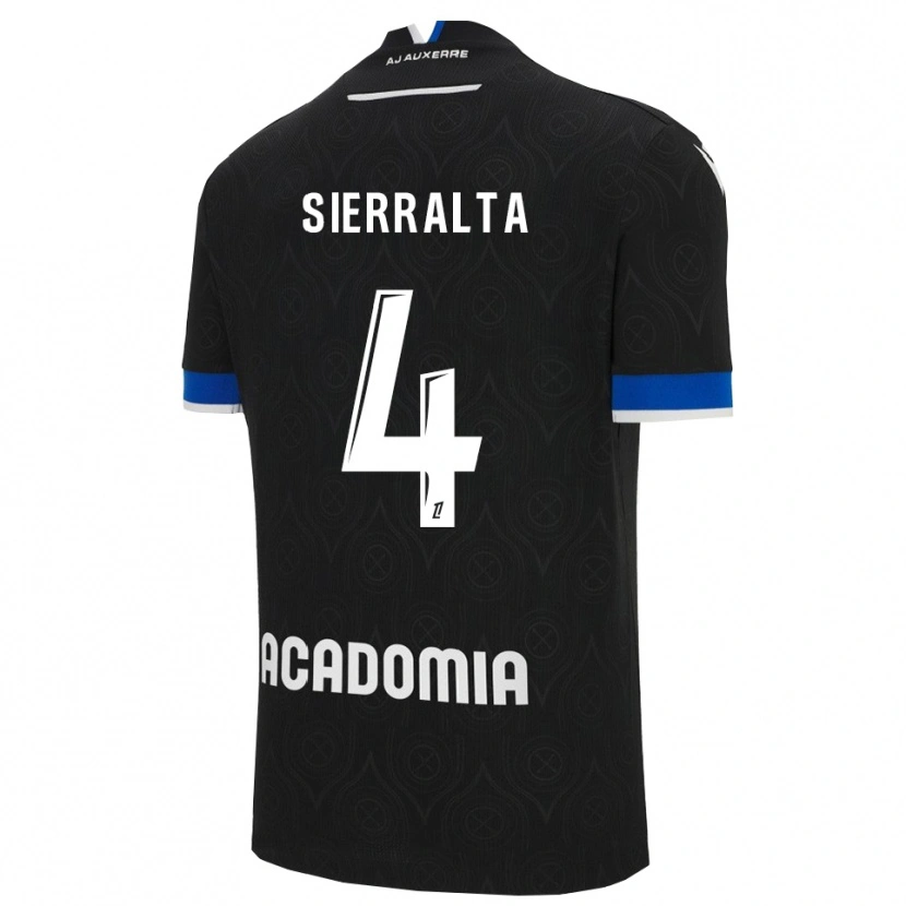 Danxen Criança Camisola Francisco Sierralta #4 Preto Branco Alternativa 2025/26 Camisa Brasil