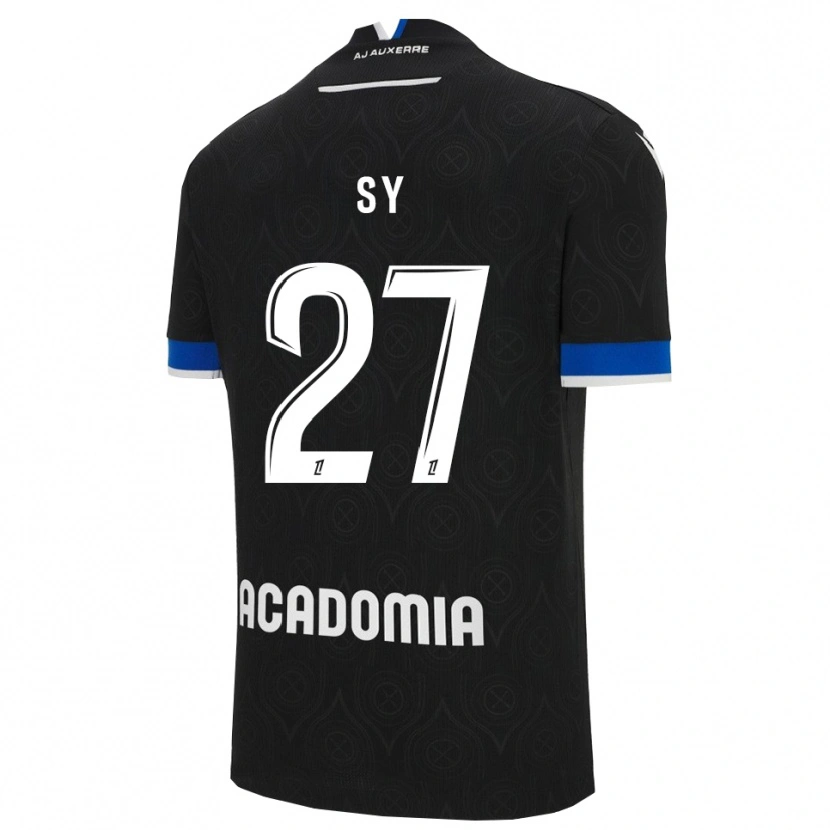 Danxen Criança Camisola Lamine Sy #27 Preto Branco Alternativa 2025/26 Camisa Brasil