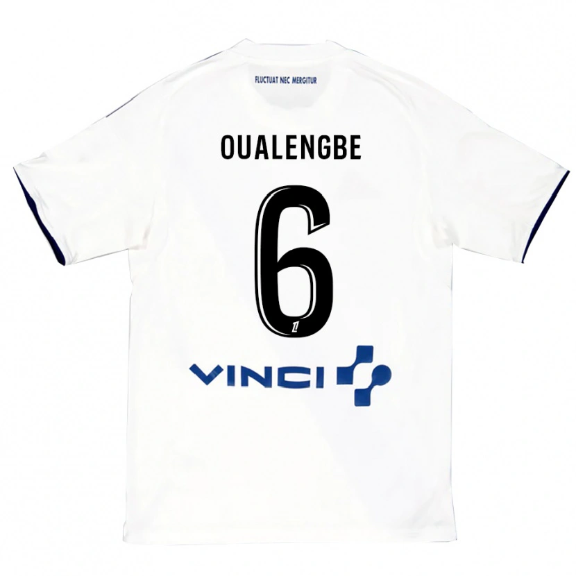 Danxen Criança Camisola Gabriel Oualengbe #6 Branco Azul Alternativa 2025/26 Camisa Brasil