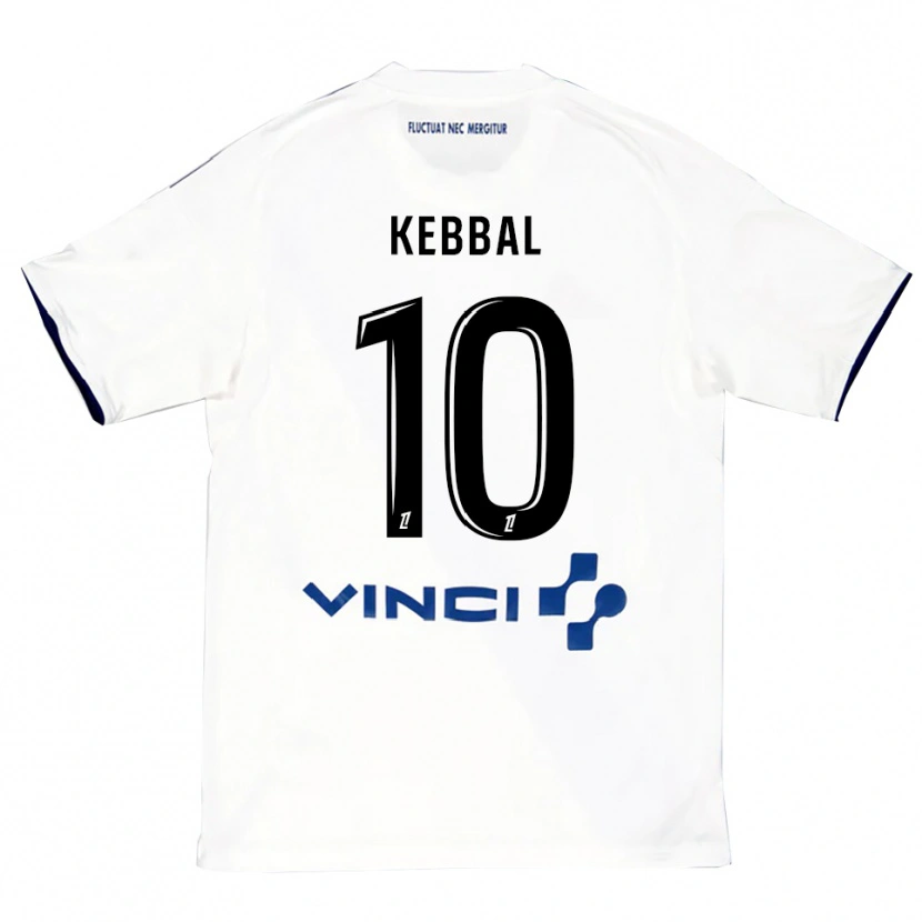 Danxen Criança Camisola Ilan Kebbal #10 Branco Azul Alternativa 2025/26 Camisa Brasil