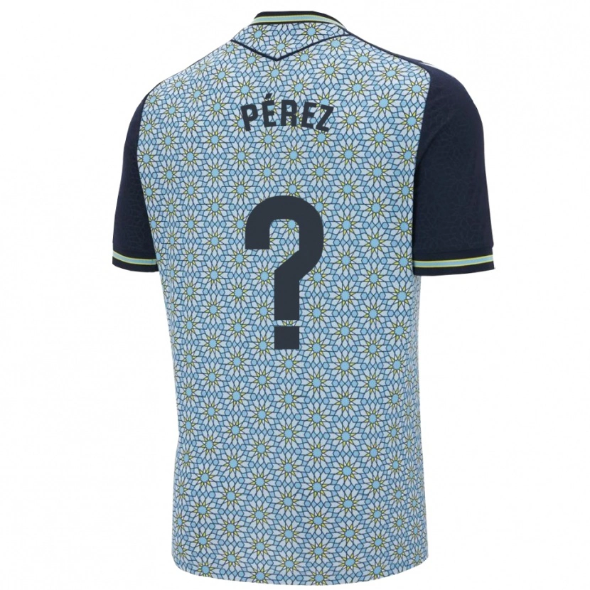 Danxen Criança Camisola Félix Pérez #0 Azul Marinho Alternativa 2025/26 Camisa Brasil