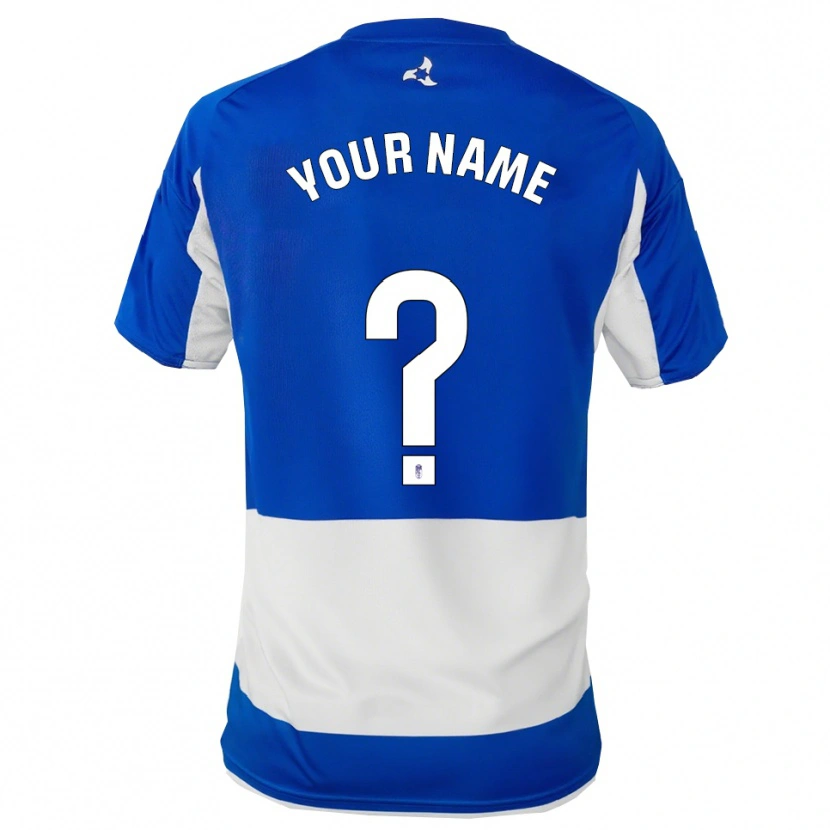 Danxen Criança Camisola Seu Nome #0 Azul Branco Alternativa 2025/26 Camisa Brasil