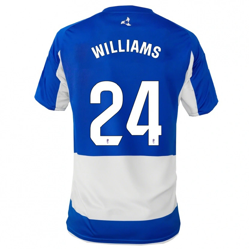 Danxen Criança Camisola Loïc Williams #24 Azul Branco Alternativa 2025/26 Camisa Brasil