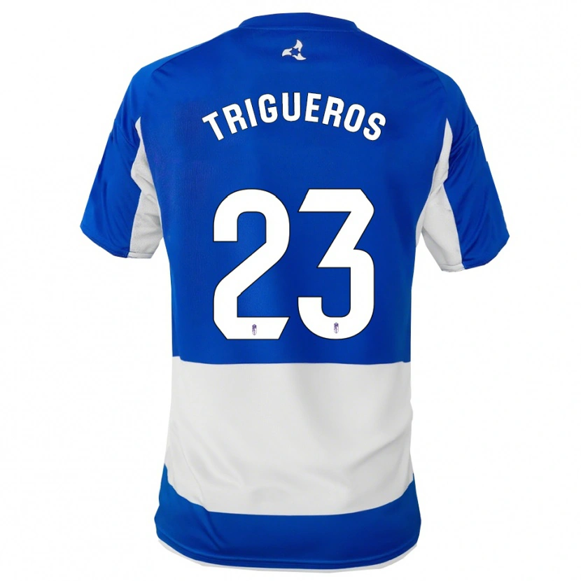 Danxen Criança Camisola Manu Trigueros #23 Azul Branco Alternativa 2025/26 Camisa Brasil