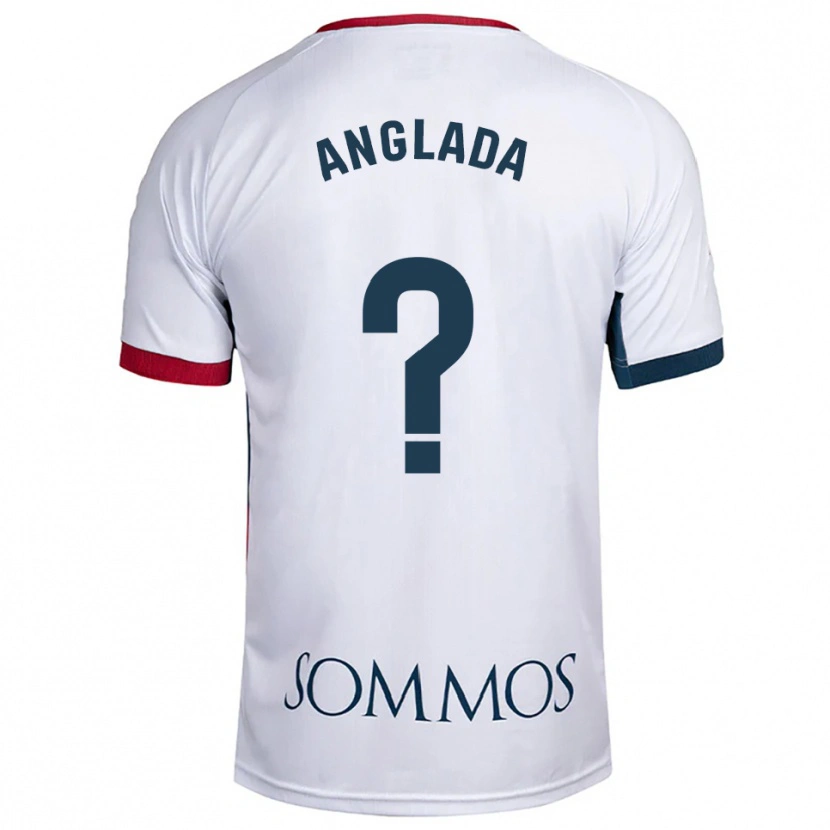Danxen Criança Camisola Hugo Anglada #0 Branco Vermelho Alternativa 2025/26 Camisa Brasil