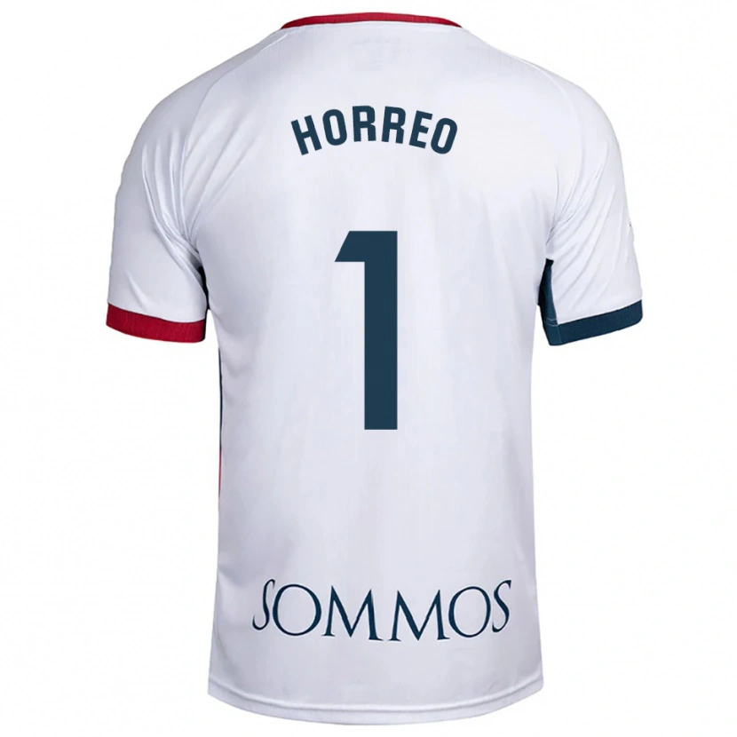 Danxen Criança Camisola Berto Hórreo #1 Branco Vermelho Alternativa 2025/26 Camisa Brasil