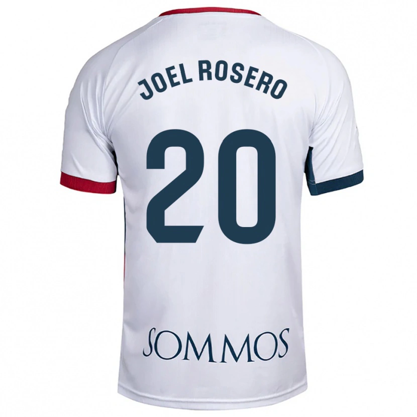 Danxen Criança Camisola Alexis Joel Rosero #20 Branco Vermelho Alternativa 2025/26 Camisa Brasil