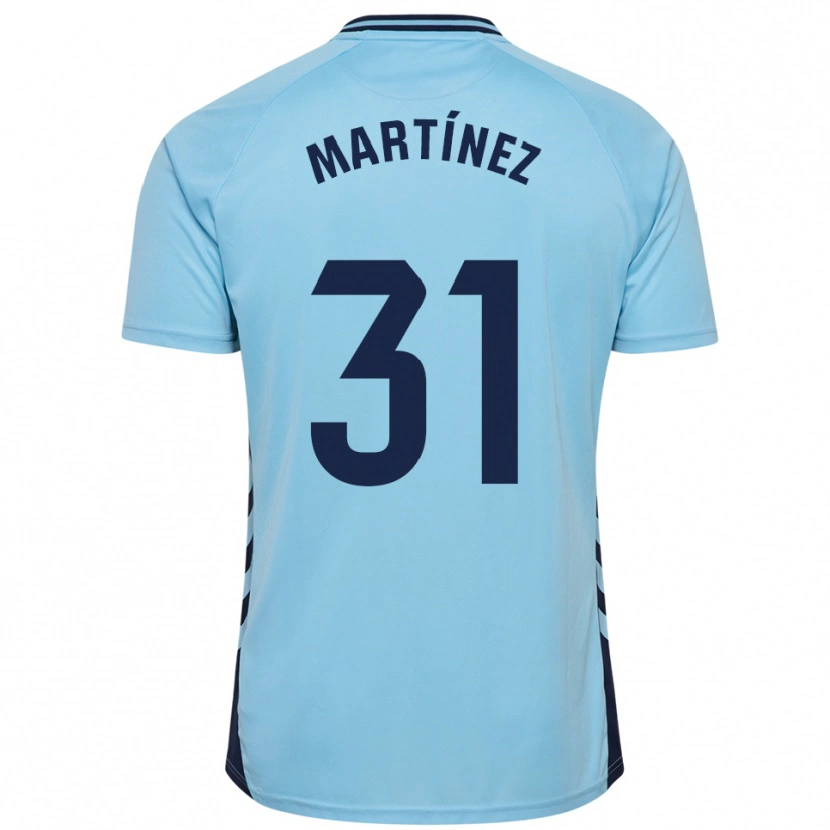 Danxen Criança Camisola Ian Martínez #31 Azul Celeste Alternativa 2025/26 Camisa Brasil