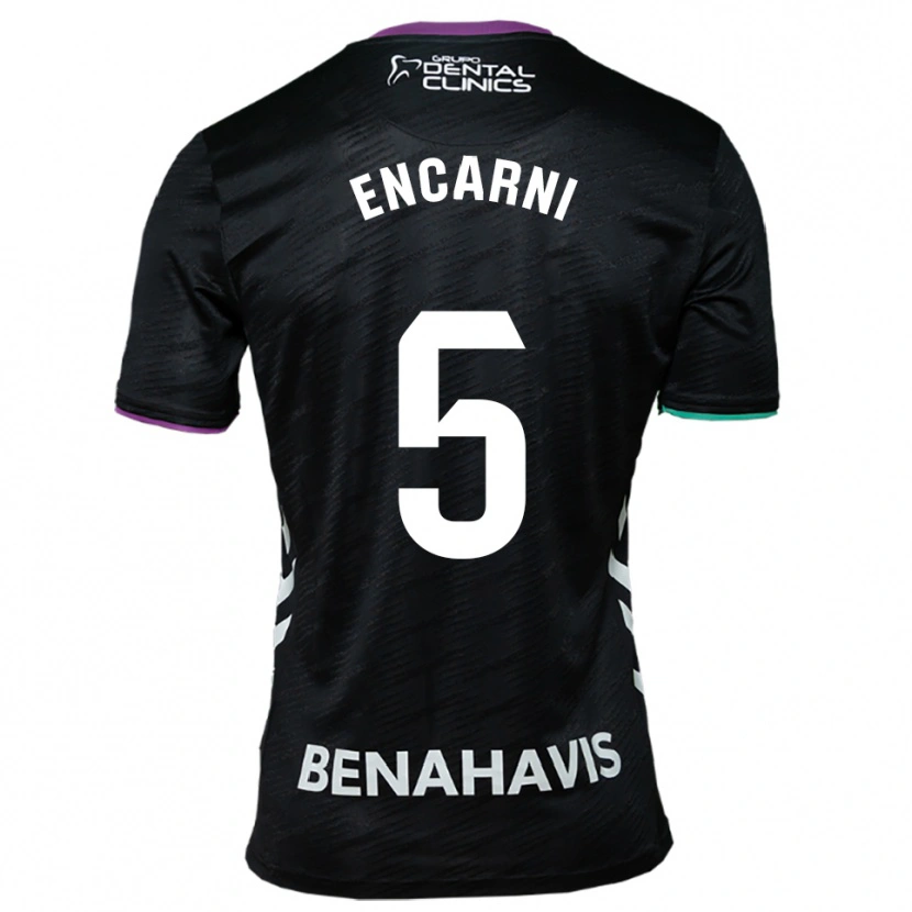 Danxen Criança Camisola Encarni Carneros #5 Preto Roxo Verde Alternativa 2025/26 Camisa Brasil