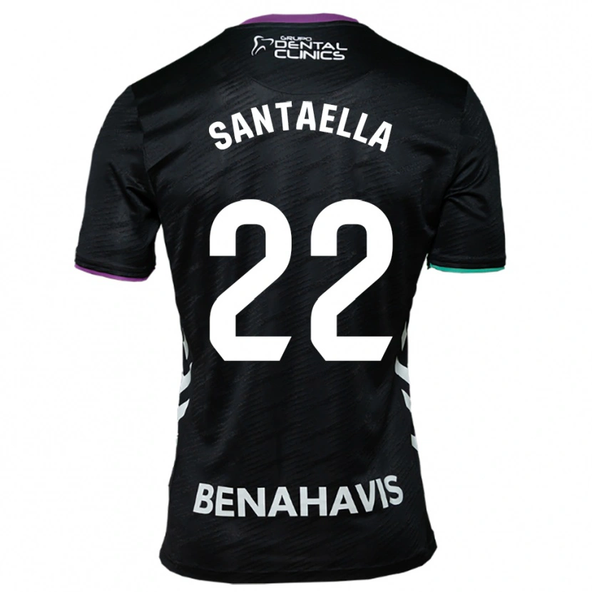 Danxen Criança Camisola Miguel Santaella #22 Preto Roxo Verde Alternativa 2025/26 Camisa Brasil