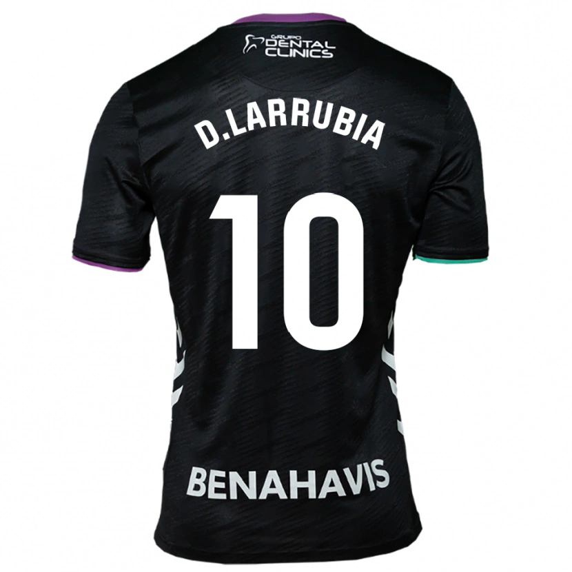 Danxen Criança Camisola David Larrubia #10 Preto Roxo Verde Alternativa 2025/26 Camisa Brasil
