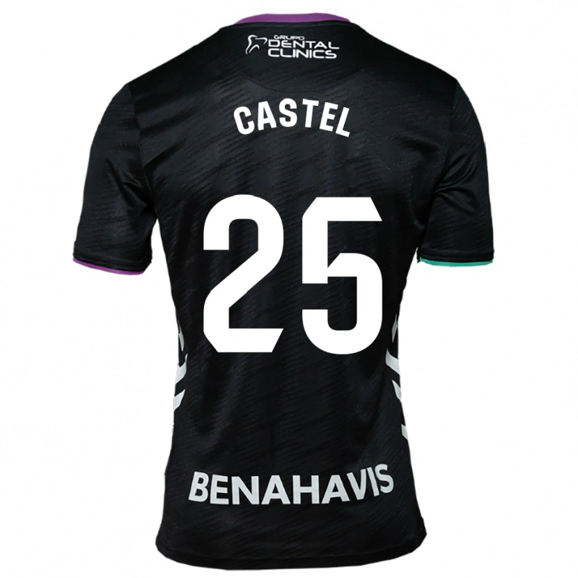 Danxen Criança Camisola Sergio Castel #25 Preto Roxo Verde Alternativa 2025/26 Camisa Brasil