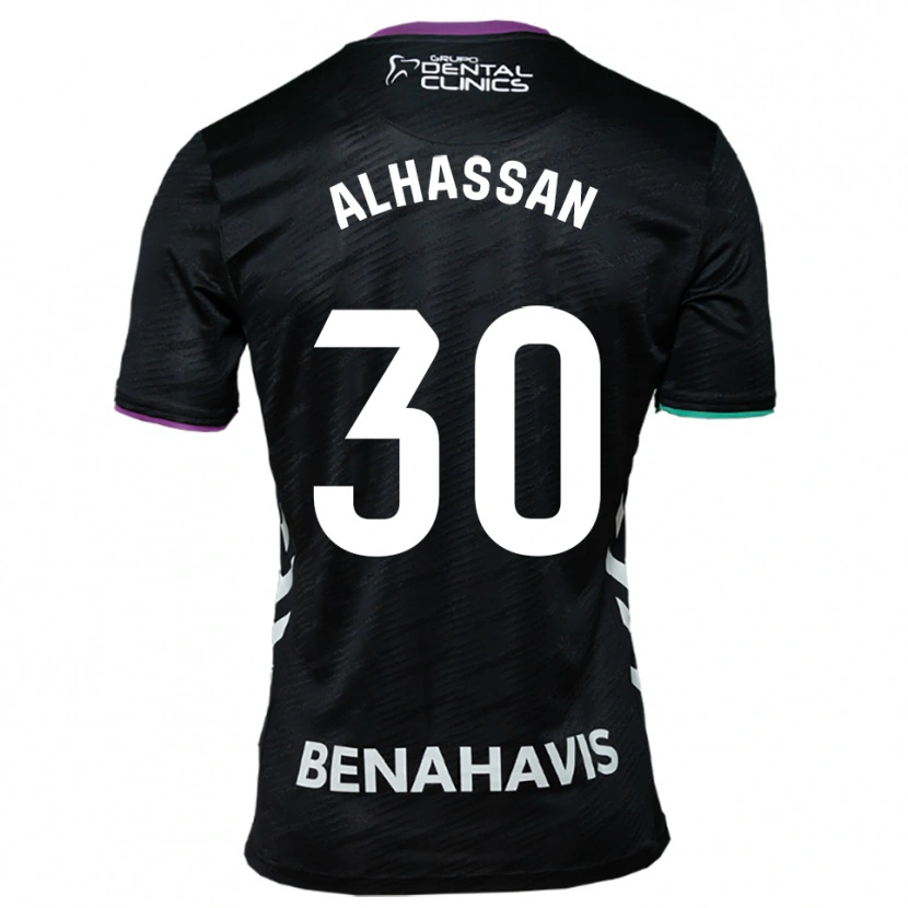 Danxen Criança Camisola Mubarak Alhassan #30 Preto Roxo Verde Alternativa 2025/26 Camisa Brasil