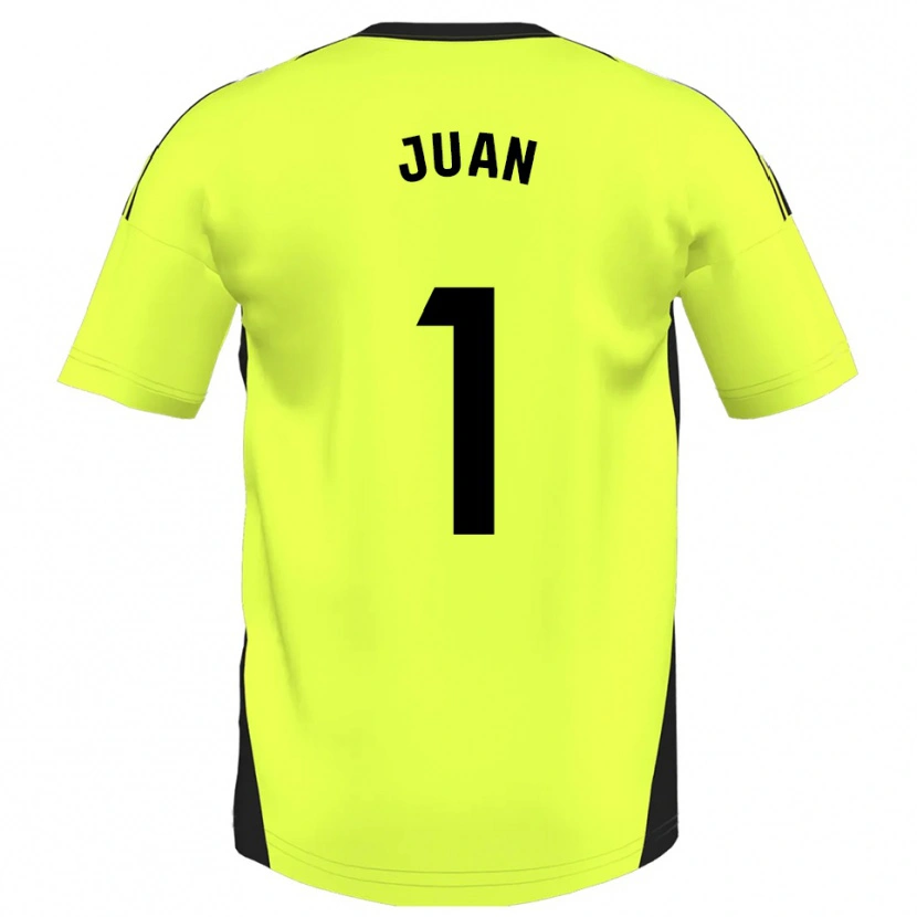 Danxen Criança Camisola Ramón Juan #1 Amarelo Fluorescente Alternativa 2025/26 Camisa Brasil
